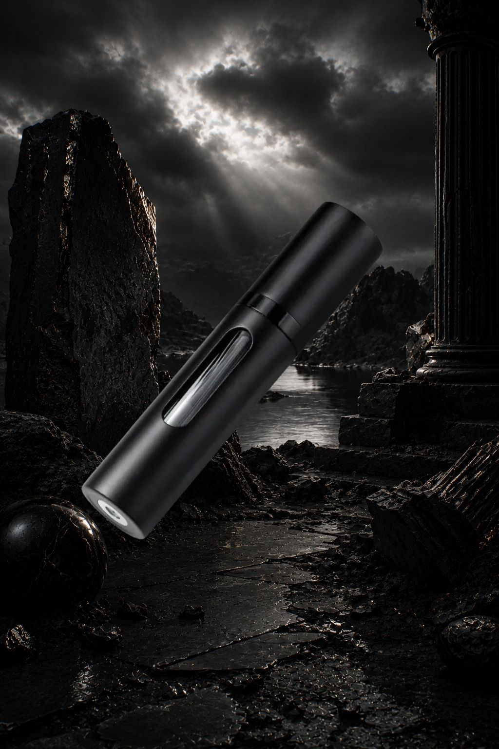flacon voyageur noir le comptoir des fragrances