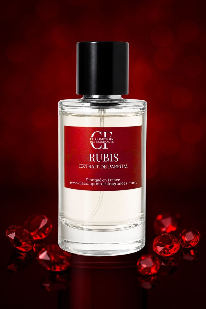 Parfum d'inspiration Baccarat Rouge 540 - flacon Rubis, Le Comptoir des Fragrances