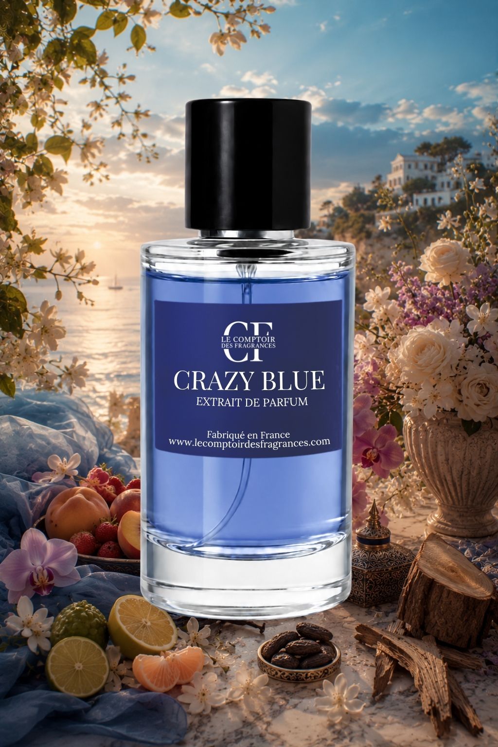 Parfum d'inspiration Crazy Moody - flacon Crazy Blue, Le Comptoir des Fragrances
