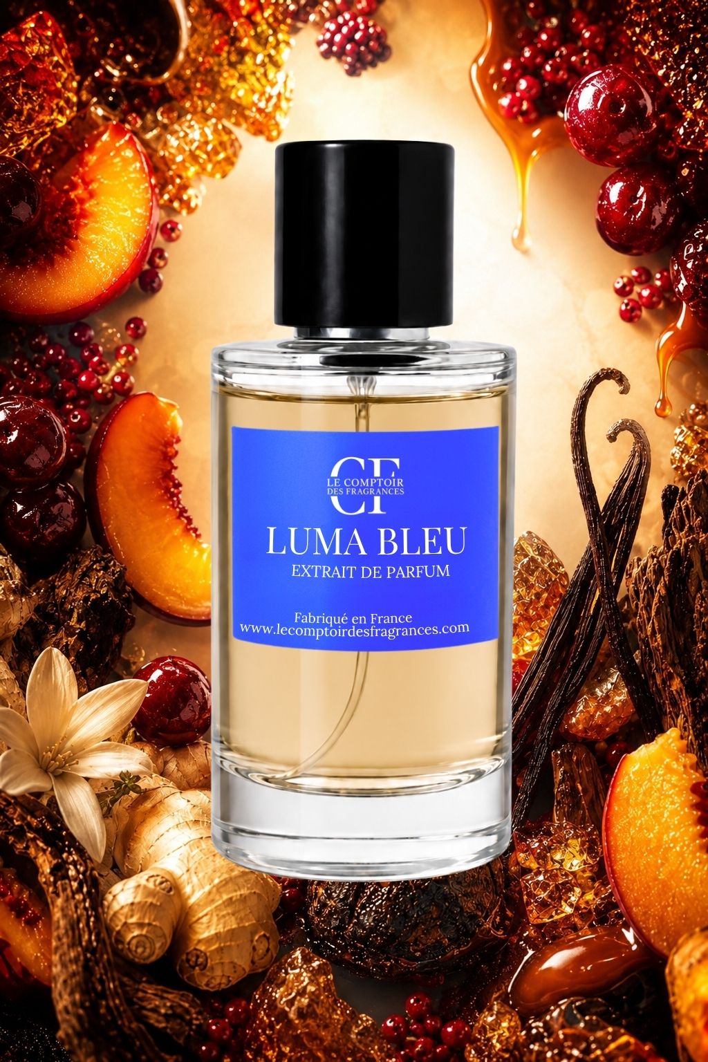 Parfum d'inspiration Mula Mula Narcotique - flacon Luma Bleu, Le Comptoir des Fragrances